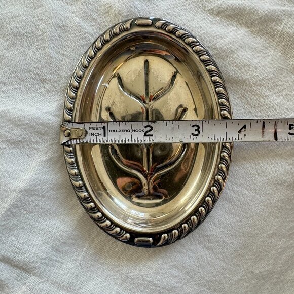 Canterbury Silver Plated Tree of Life Oval Dish - Picture 13 of 13